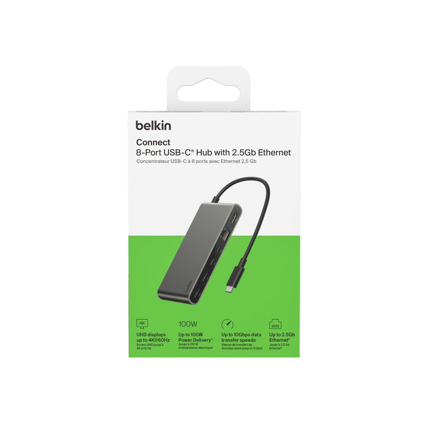 Hub USB-C de 8 puertos gris espacial-6