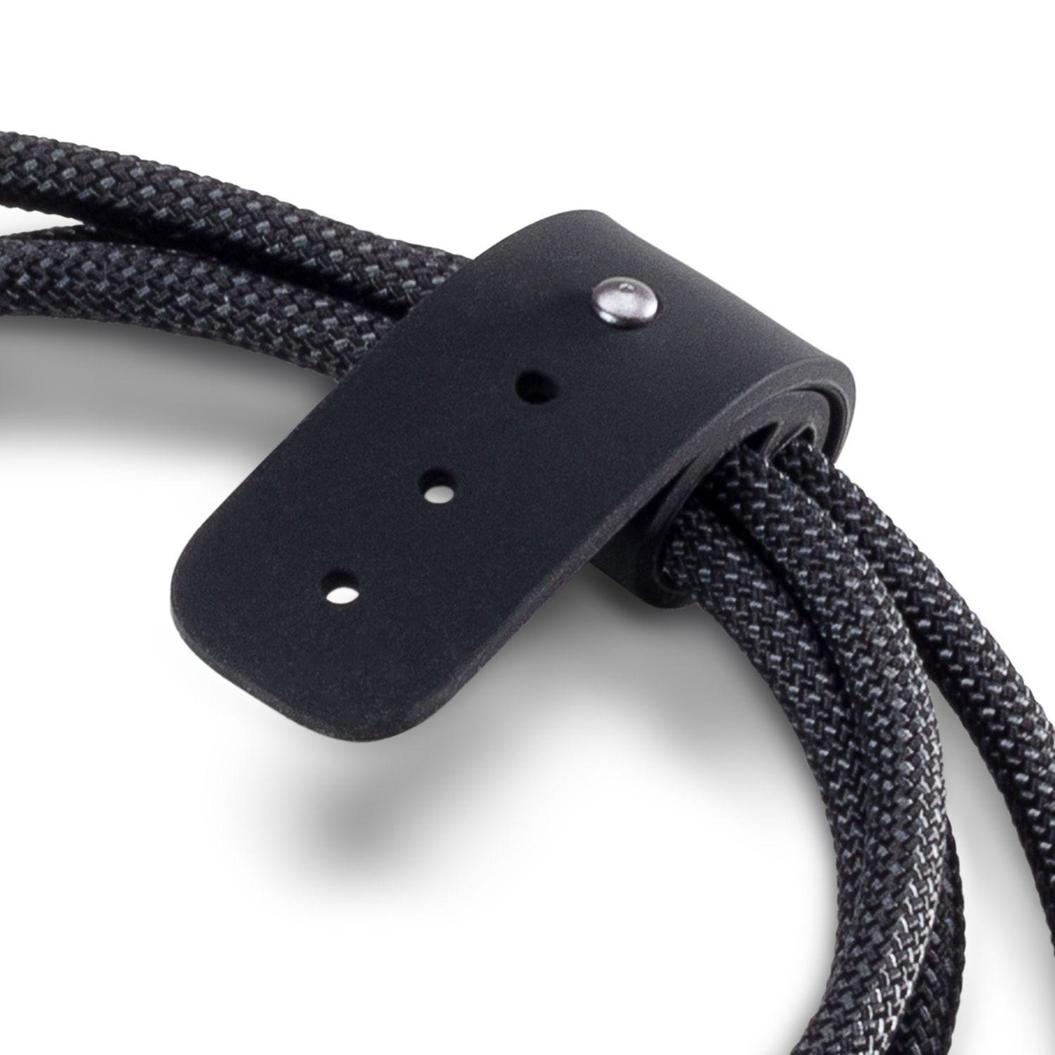 Cable USB-A a Lightning 1.0 Mt trenzado Mophie negro-6