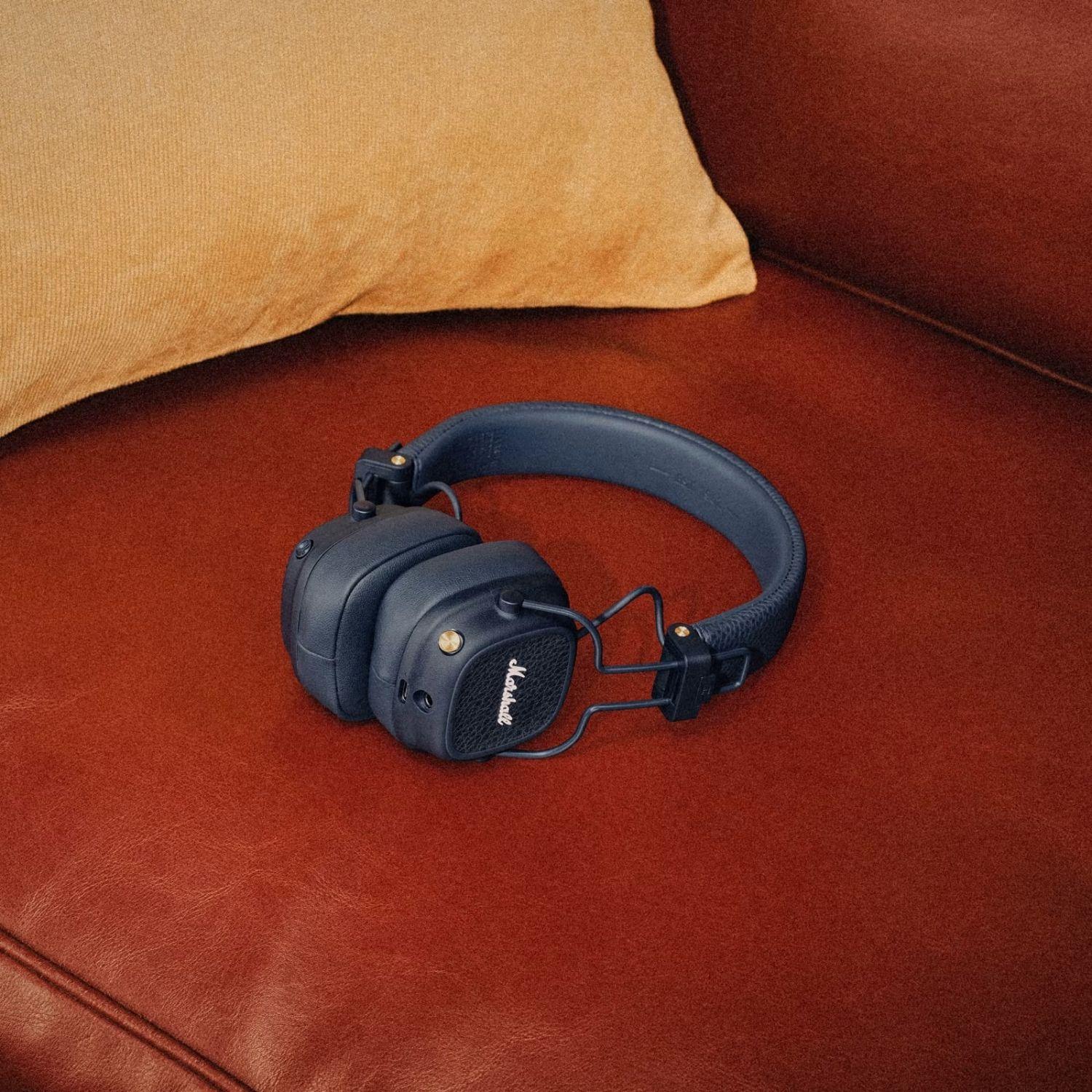 Audífonos Bluetooth On Ear Marshall Major V Azul Medianoche-6