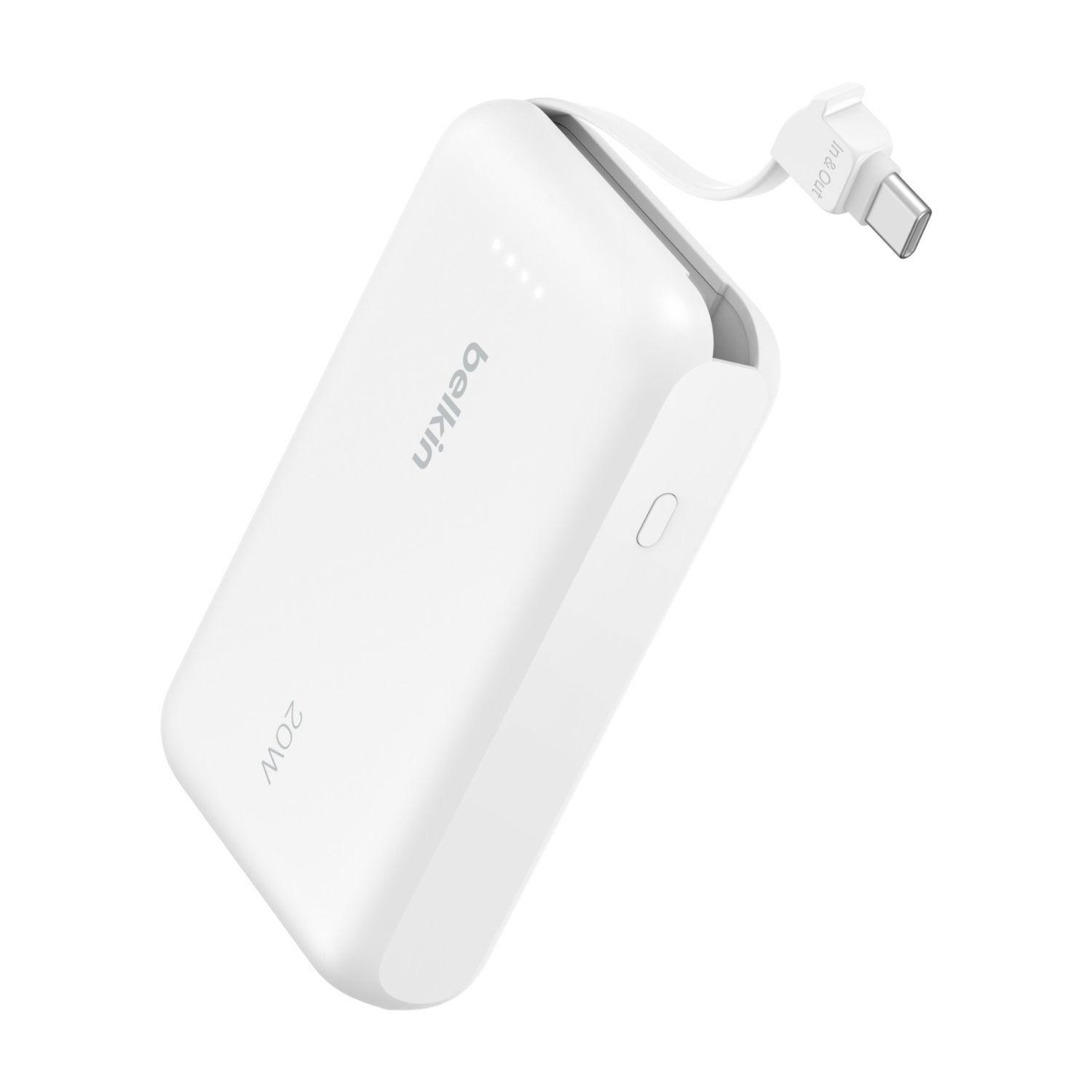 Batería 10.000 mAh 20W PD con cable USB-C Belkin-0