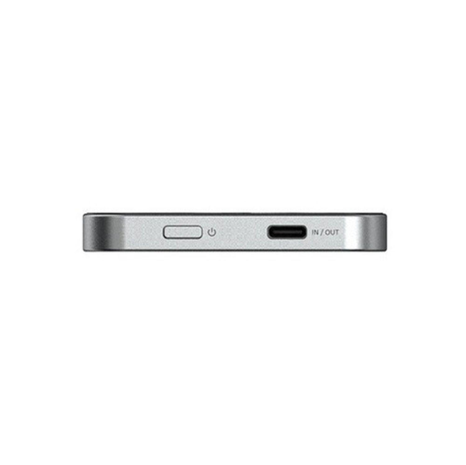 Bateria Con Carga Magnetica 5.000 Mah Adam Elements Plata-4