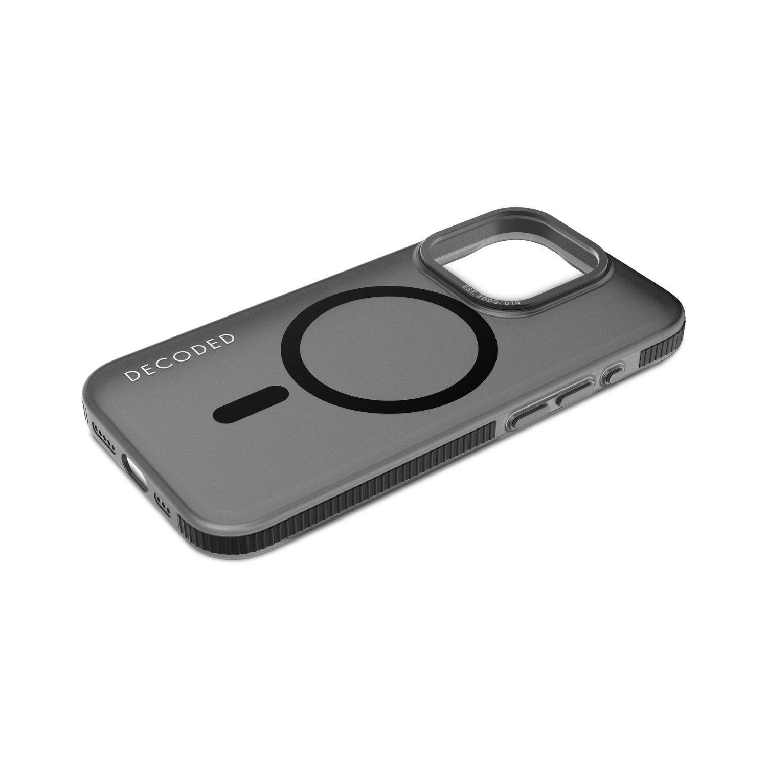 Funda reciclada con MagSafe para iPhone 15 Pro Decoded Humo-5
