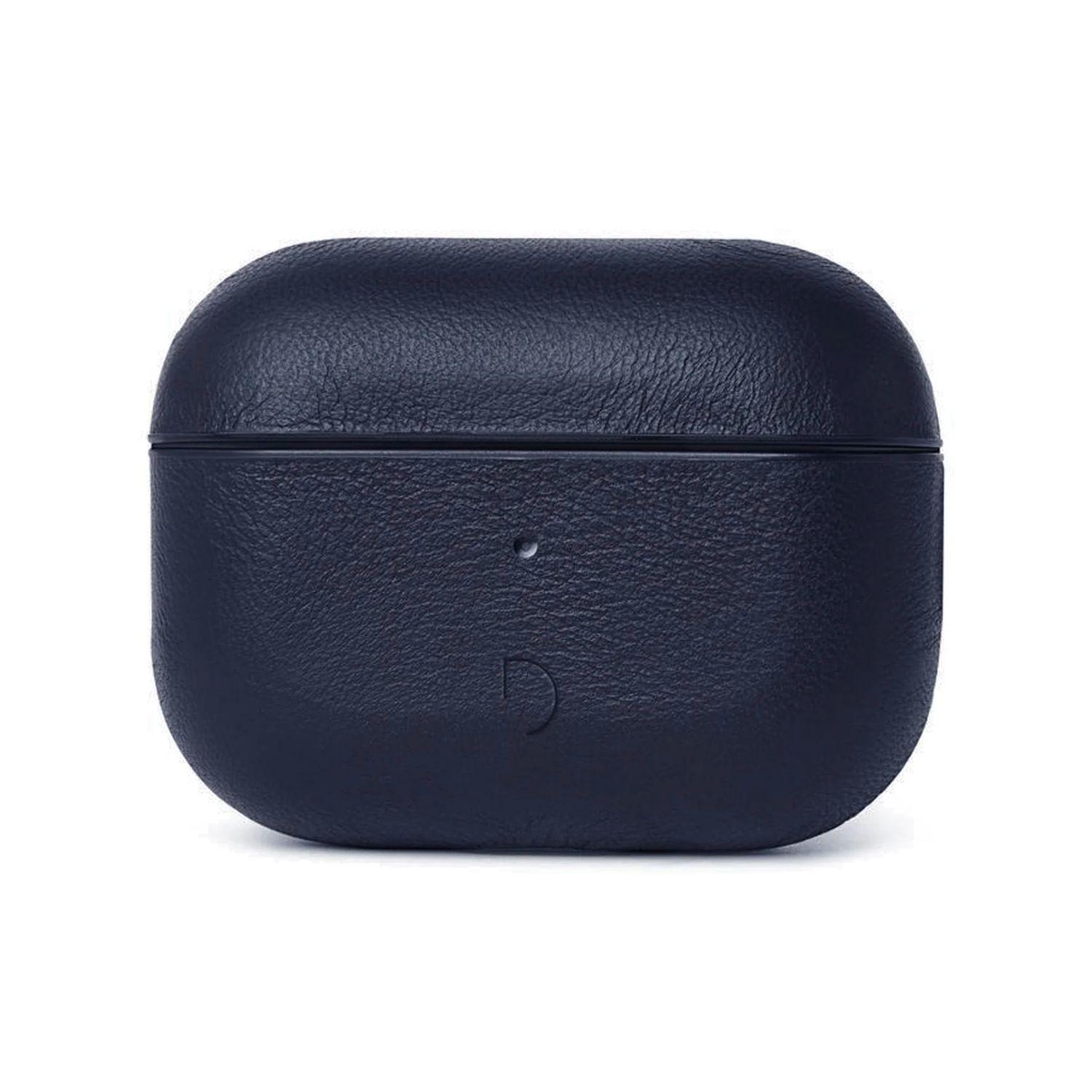 Funda cuero para Airpods Pro 2ª y 1ª gen Decoded Azul-0