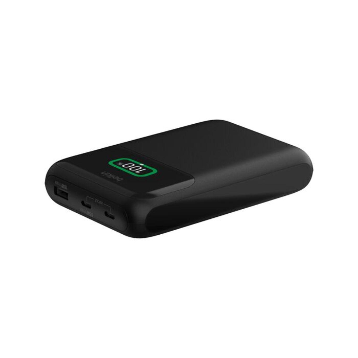 Batería 20.000 mAh 2xUSB-C 1xUSB-A 65W Pro Belkin negro-2
