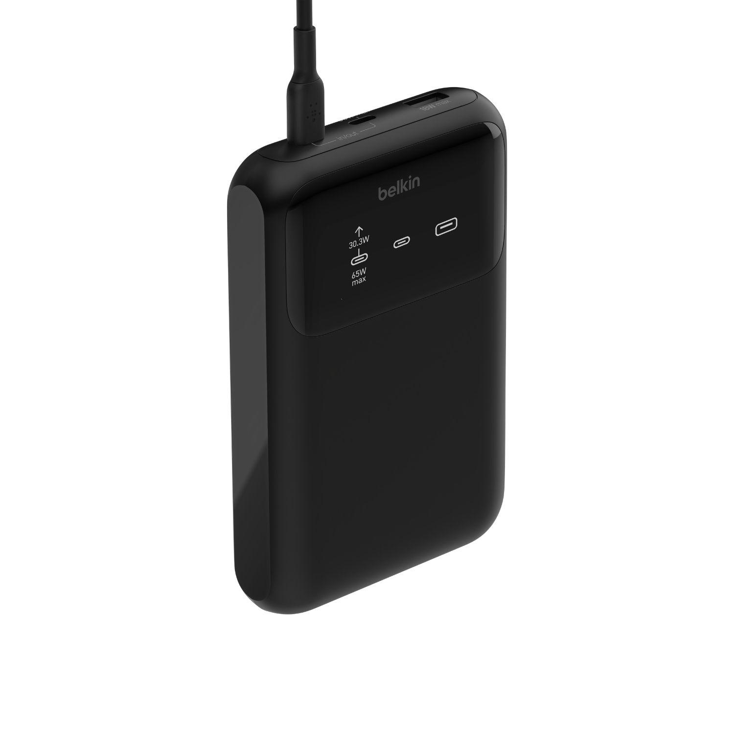 Batería 20.000 mAh 2xUSB-C 1xUSB-A 65W Pro Belkin negro-6