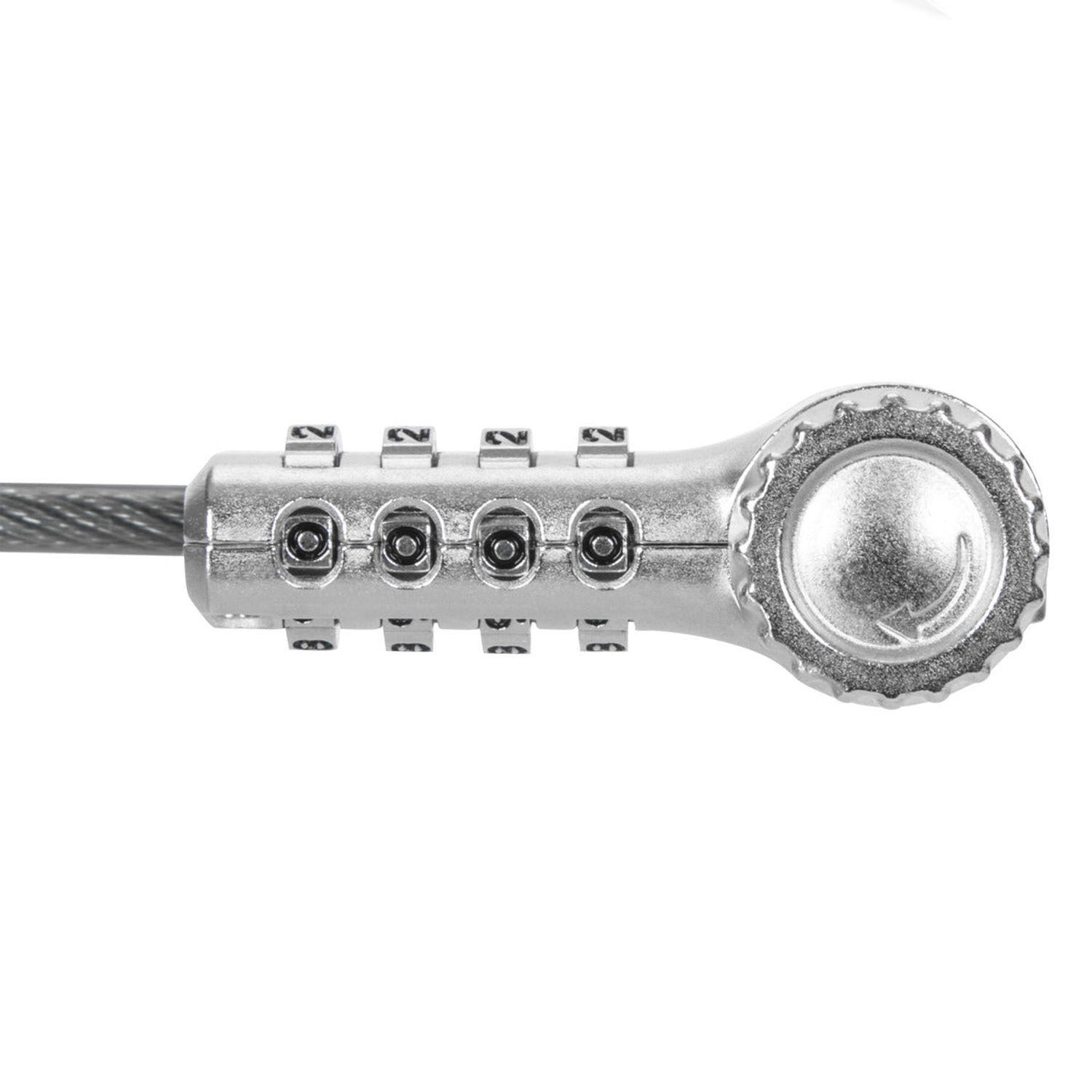 Cable de seguridad universal con combinacion Head Lock-3