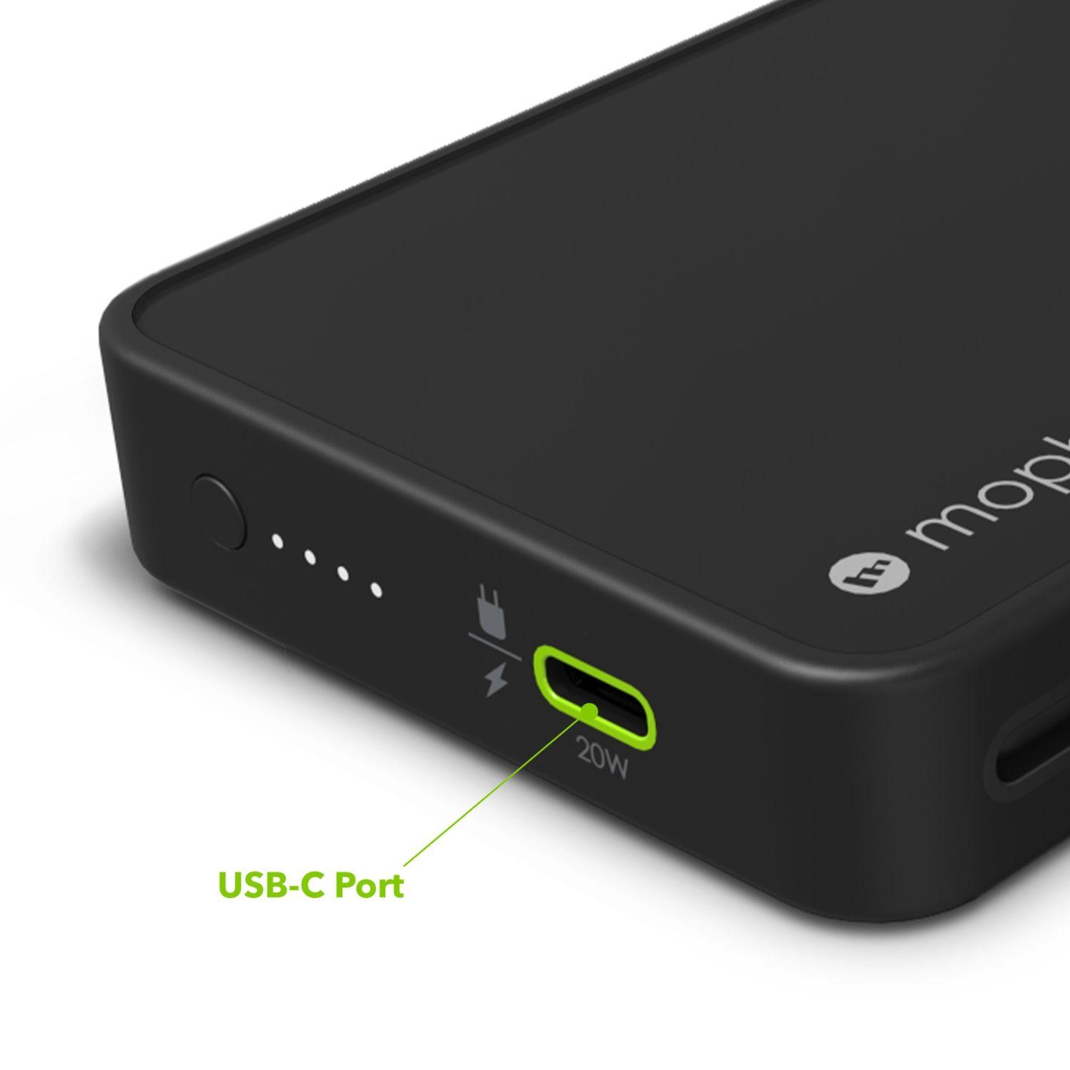 Batería 10.000 mAh Powestation Plus 2022 Mophie Negra-3