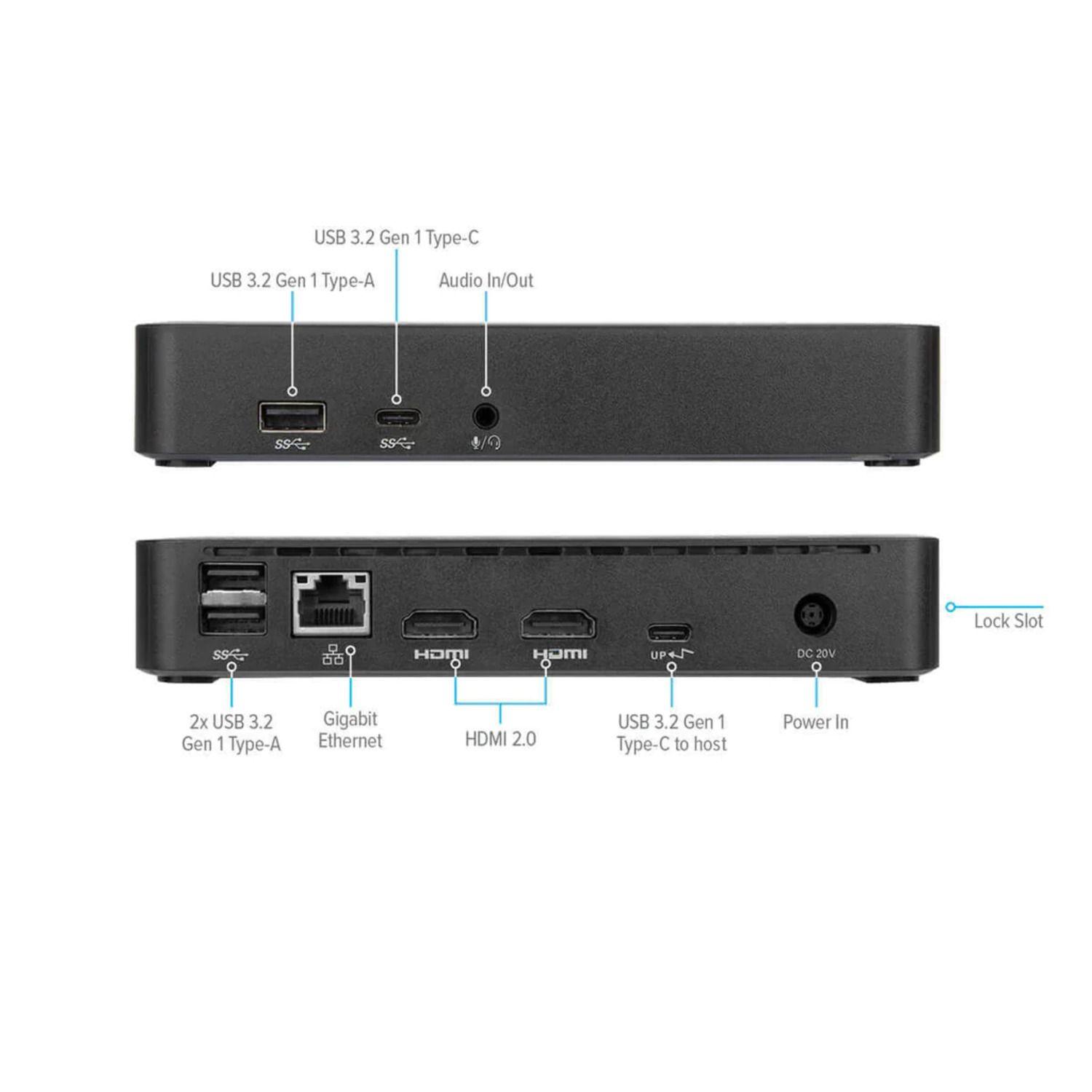 Docking Station Usb-c Dual Video 4k Hdmi Con 65w Pd Targus-6