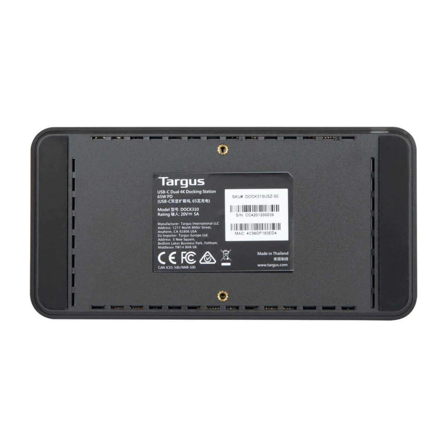 Docking Station Usb-c Dual Video 4k Hdmi Con 65w Pd Targus-7