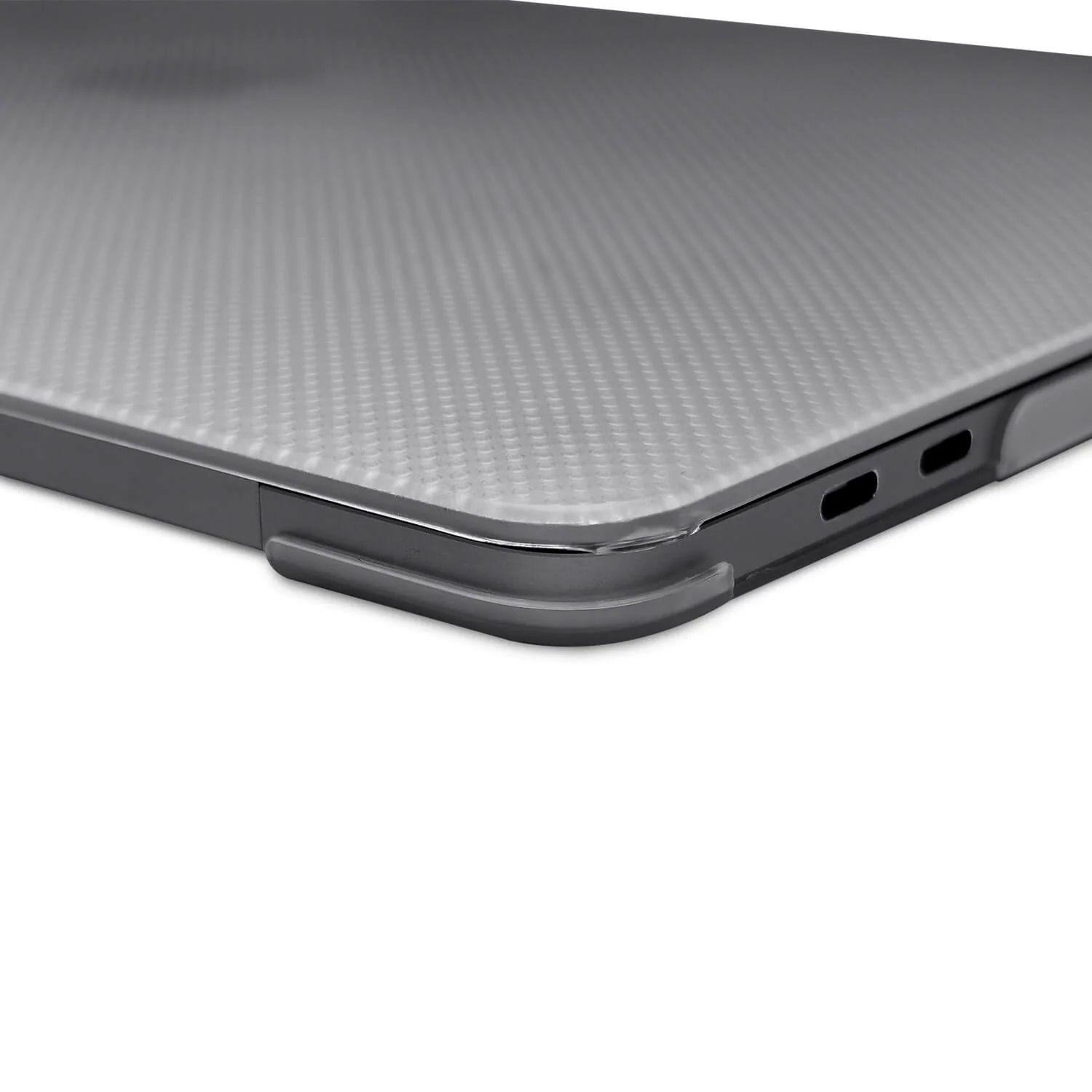 Funda dura snap on case Macbook Air M1 13" Transparente-3