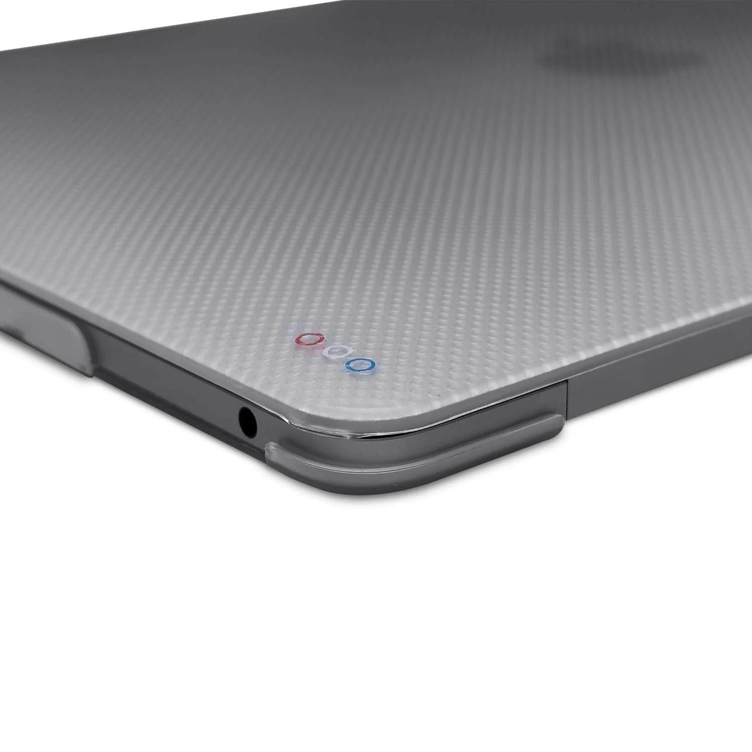 Funda dura snap on case Macbook Air M1 13" Transparente-4