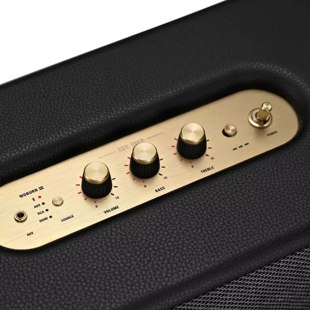 Parlante Bluetooth Woburn Iii Marshall Negro-6