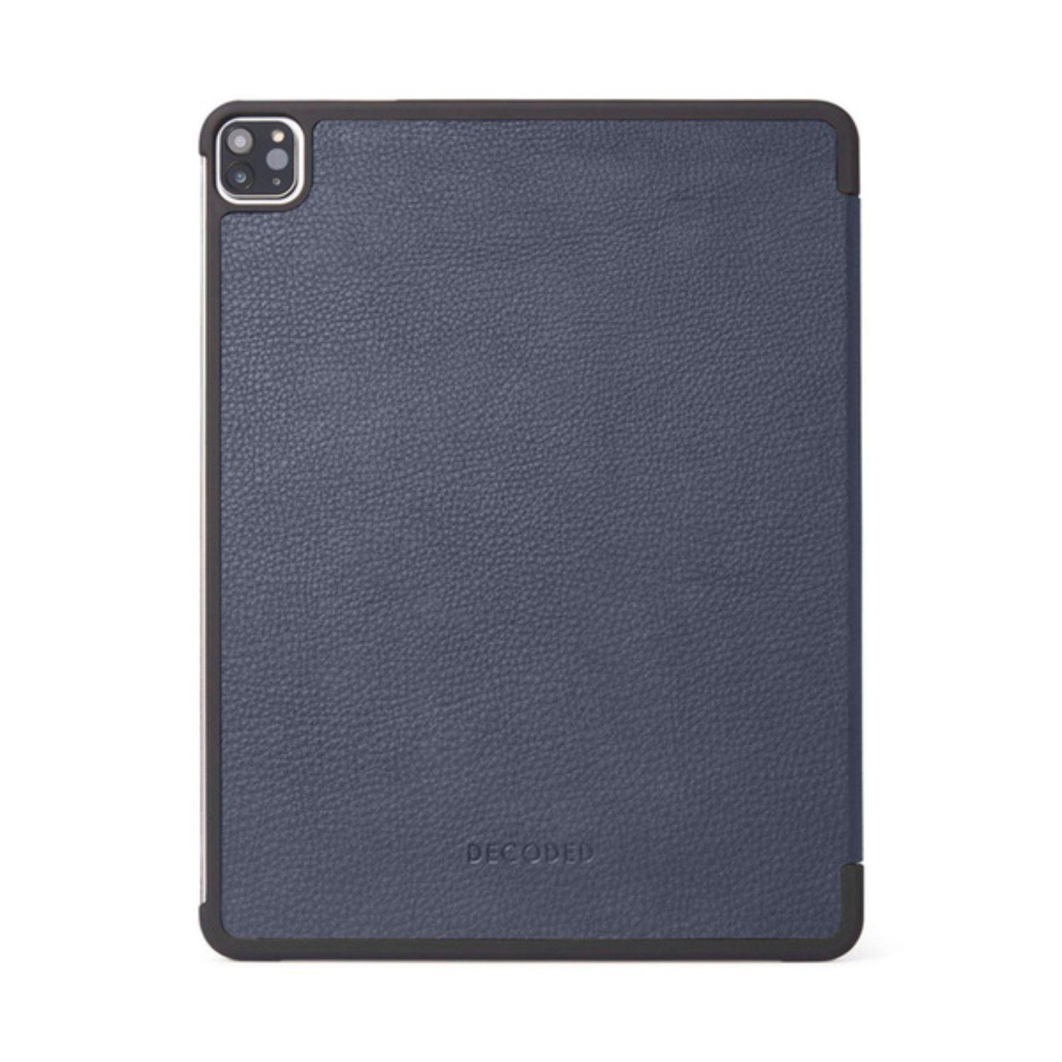 Funda folio cuero para iPad Air 4/5 y iPad Pro Decoded Azul-2