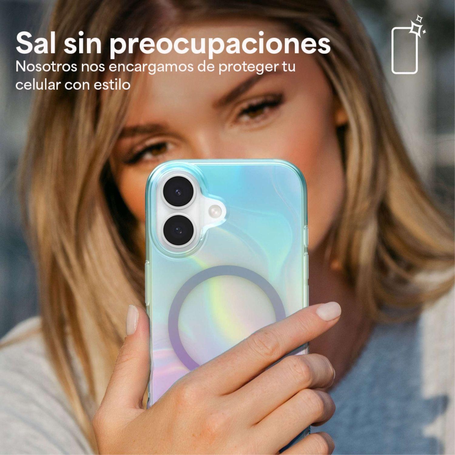 Carcasa Milan Snap para iPhone 17 Burbuja Iridiscente-6