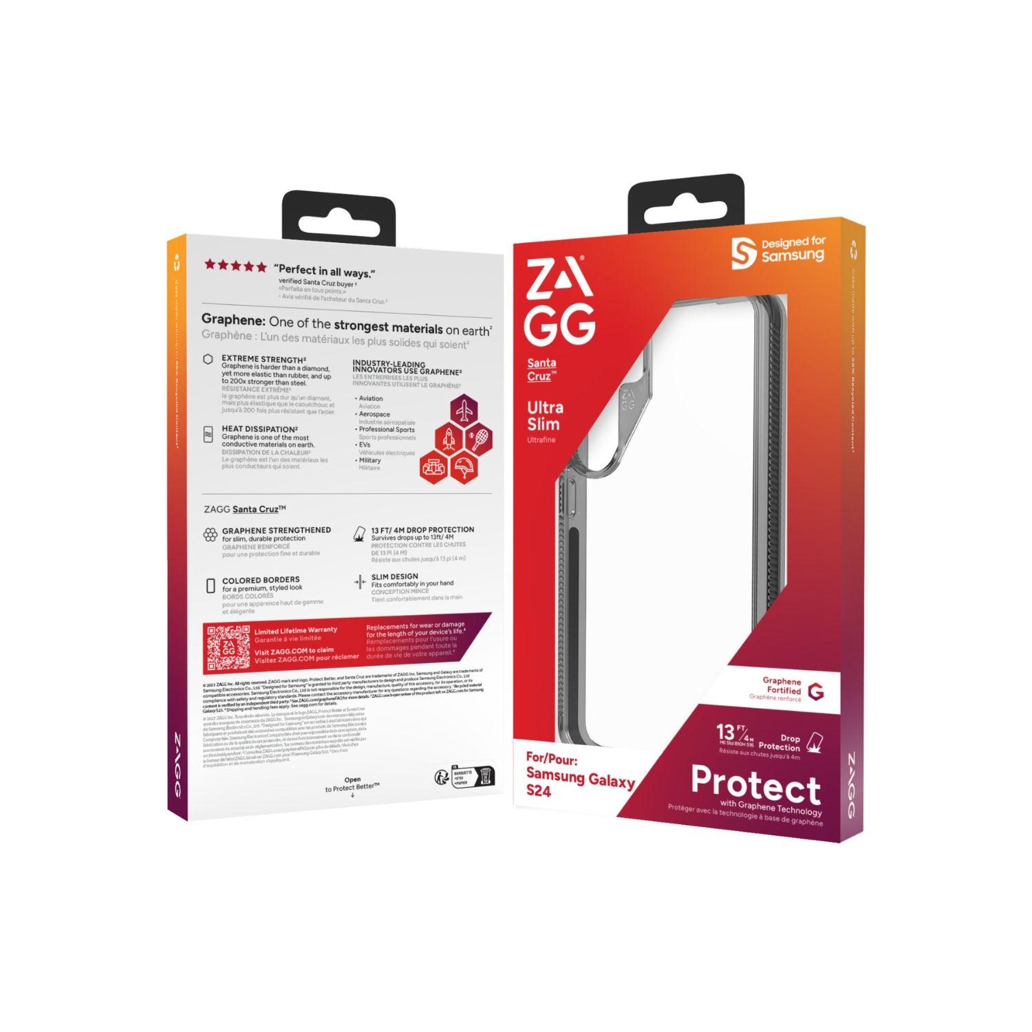 Carcasa Santa Cruz Samsung Galaxy S24 Negro/Transparente-2