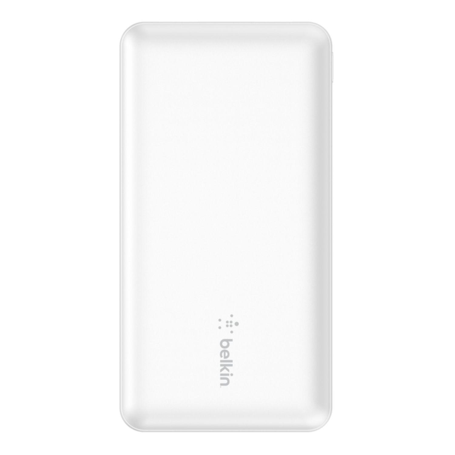 Batería Portátil 10.000 mAh USB-A y USB-C 15W Belkin Blanco-4