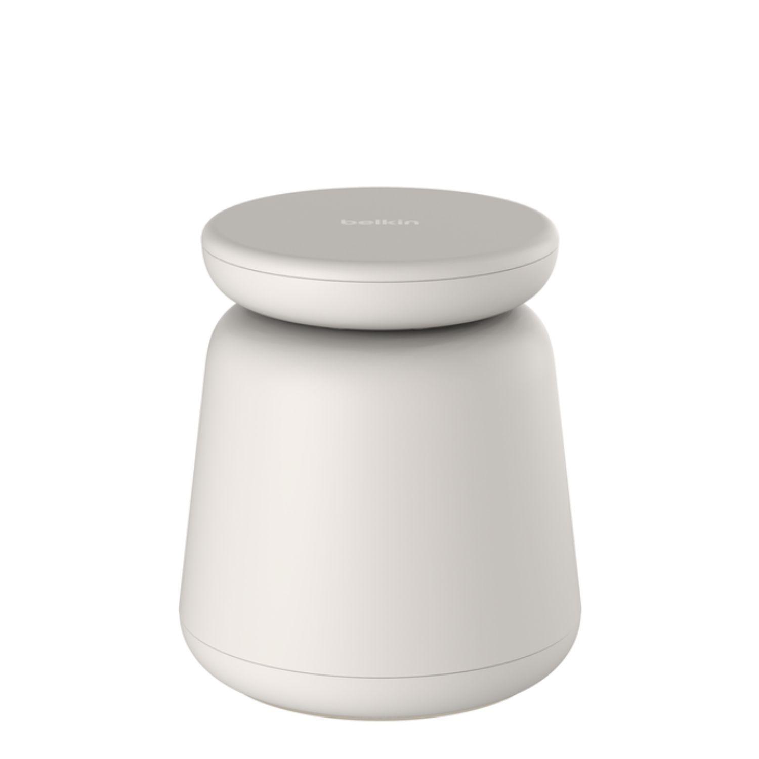 Base de carga 2 en 1 inalambrica Qi2 Belkin blanca-5