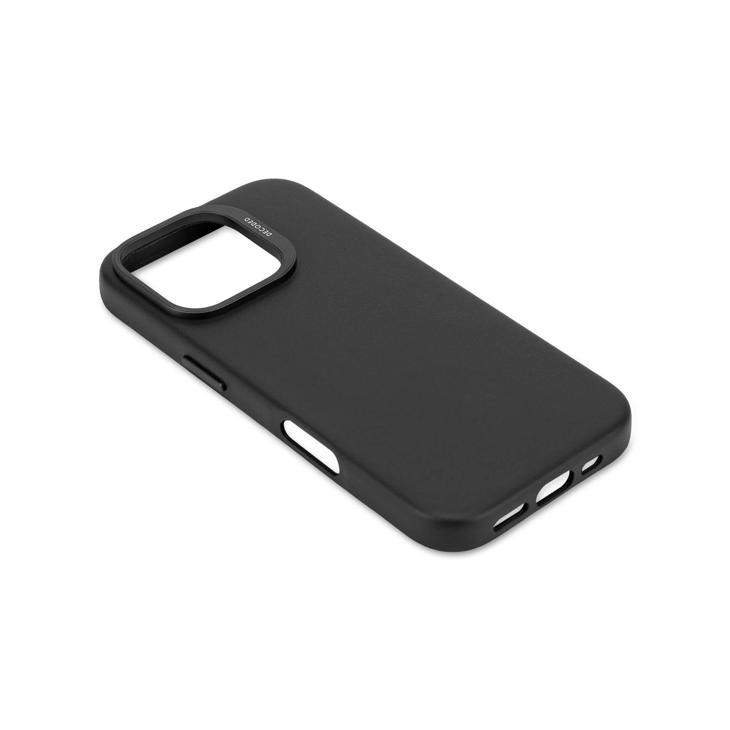 Funda cuero Magsafe iPhone 16 Pro Decoded Negro-7