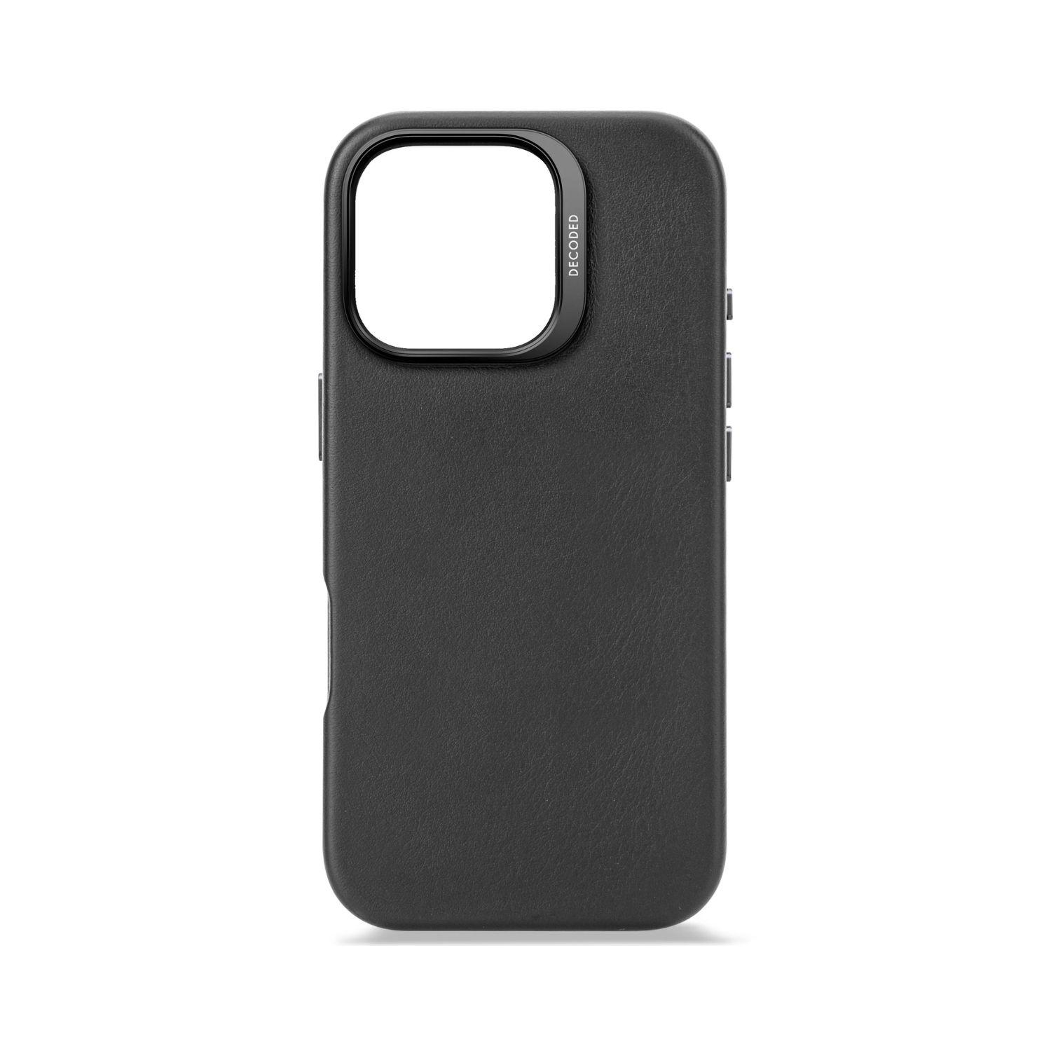 Funda cuero Magsafe iPhone 16 Pro Decoded Negro-8