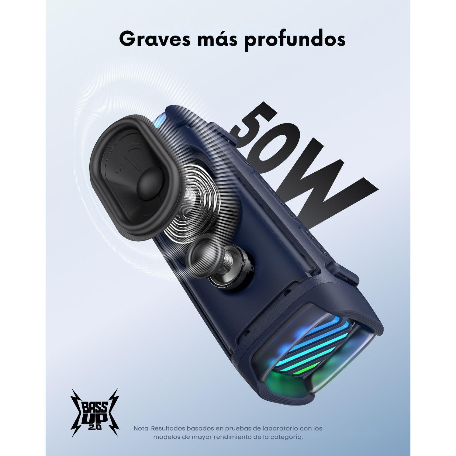 Parlante Portátil Boom 3i Soundcore Waterproof Azul-4