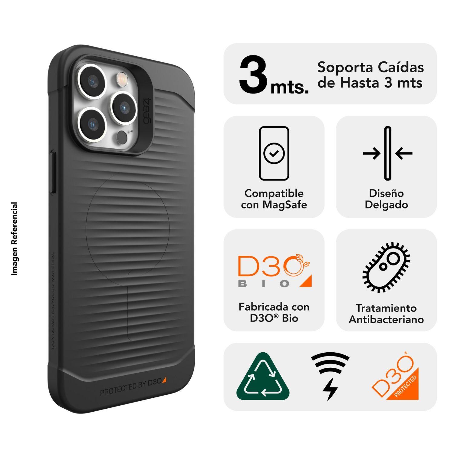 Funda Havana Snap para iPhone 14 Pro Max Gear4 Negro-1