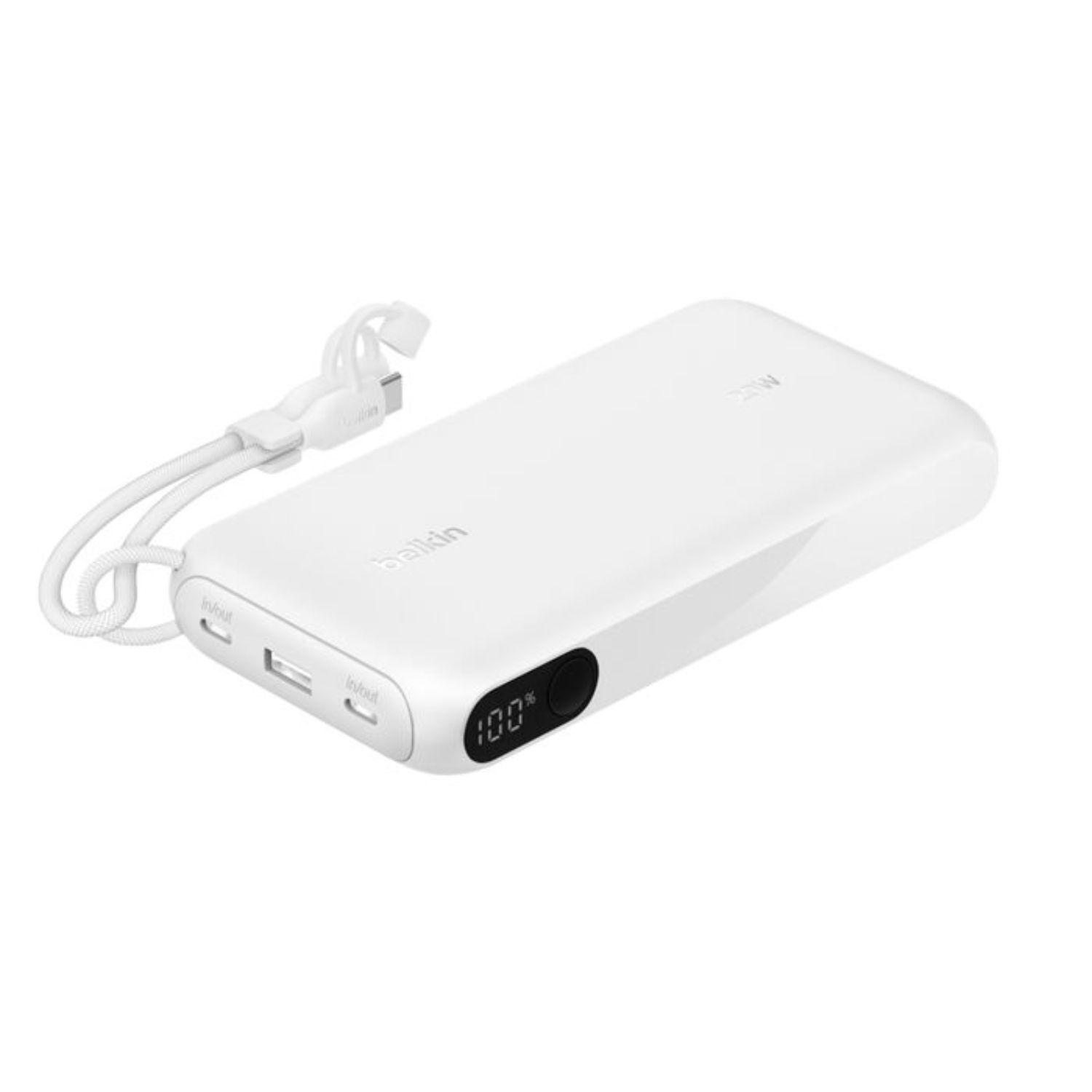 Batería Portátil 20.000mAh 20W Belkin con Pantalla LED-7