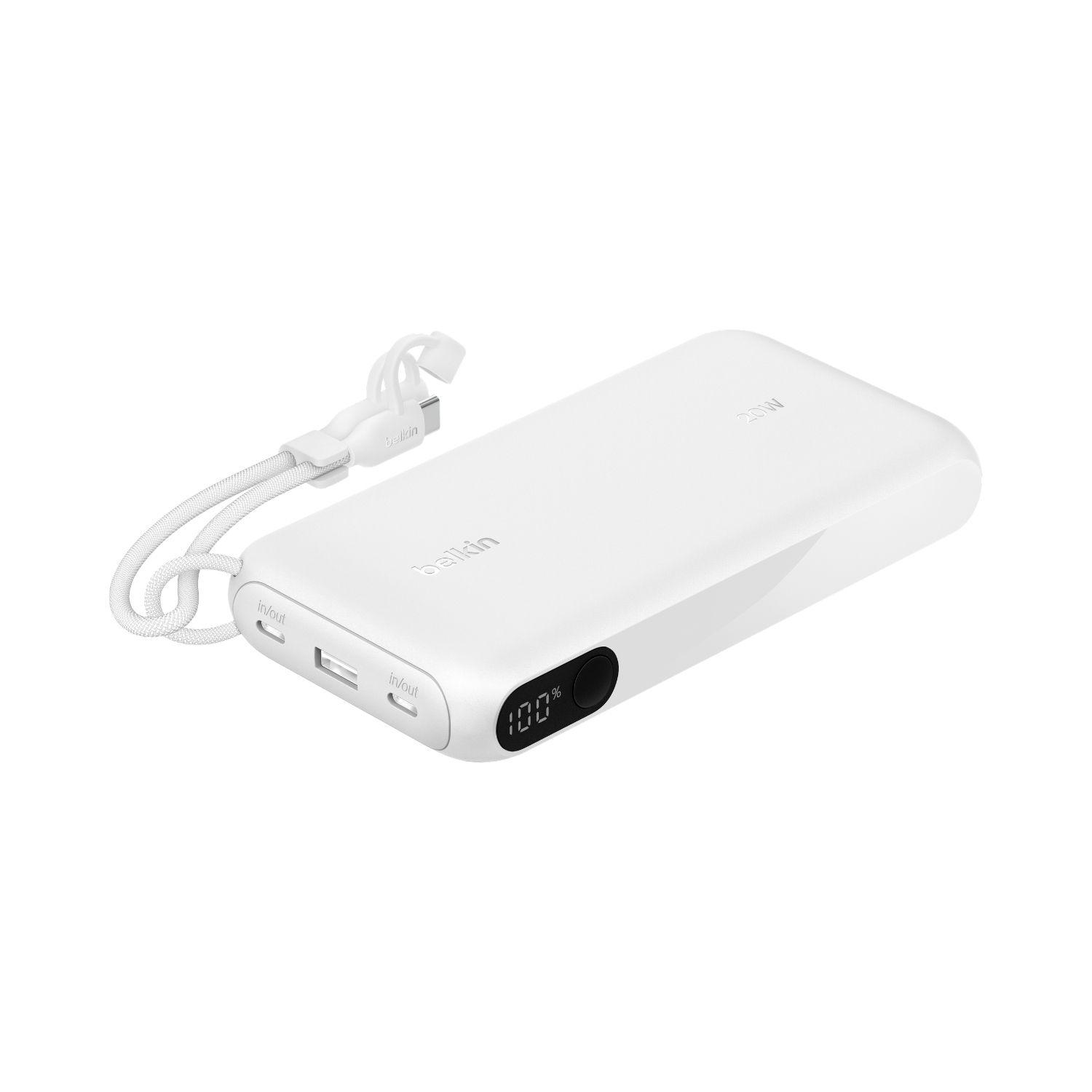 Batería Portátil 20.000mAh 20W Belkin con Pantalla LED-6