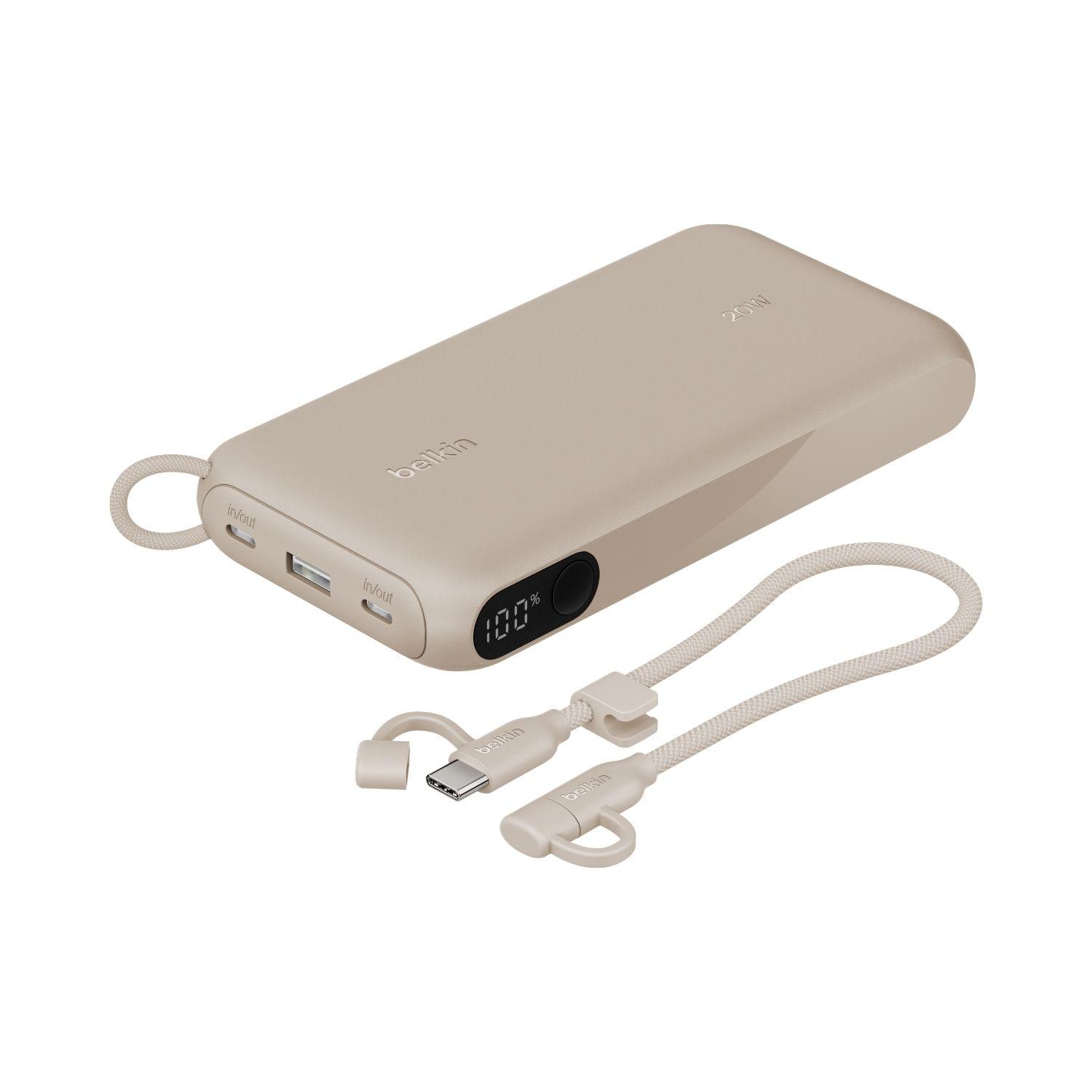 Batería Portátil 20.000mAh 20W Belkin con Pantalla LED-0