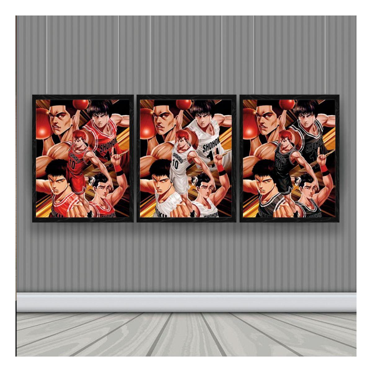 Slam Dunk Cuadro 3D Efecto Lenticular 3 imagenes en 1-1