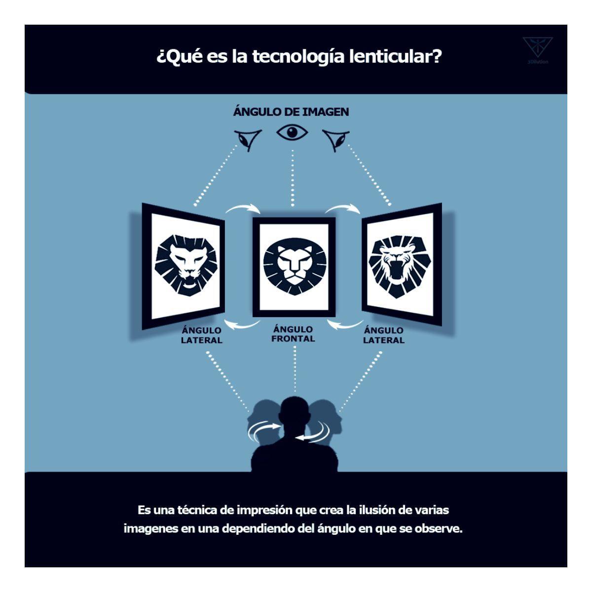 Avatar Cuadro 3D Efecto Lenticular 3 imagenes en 1-2