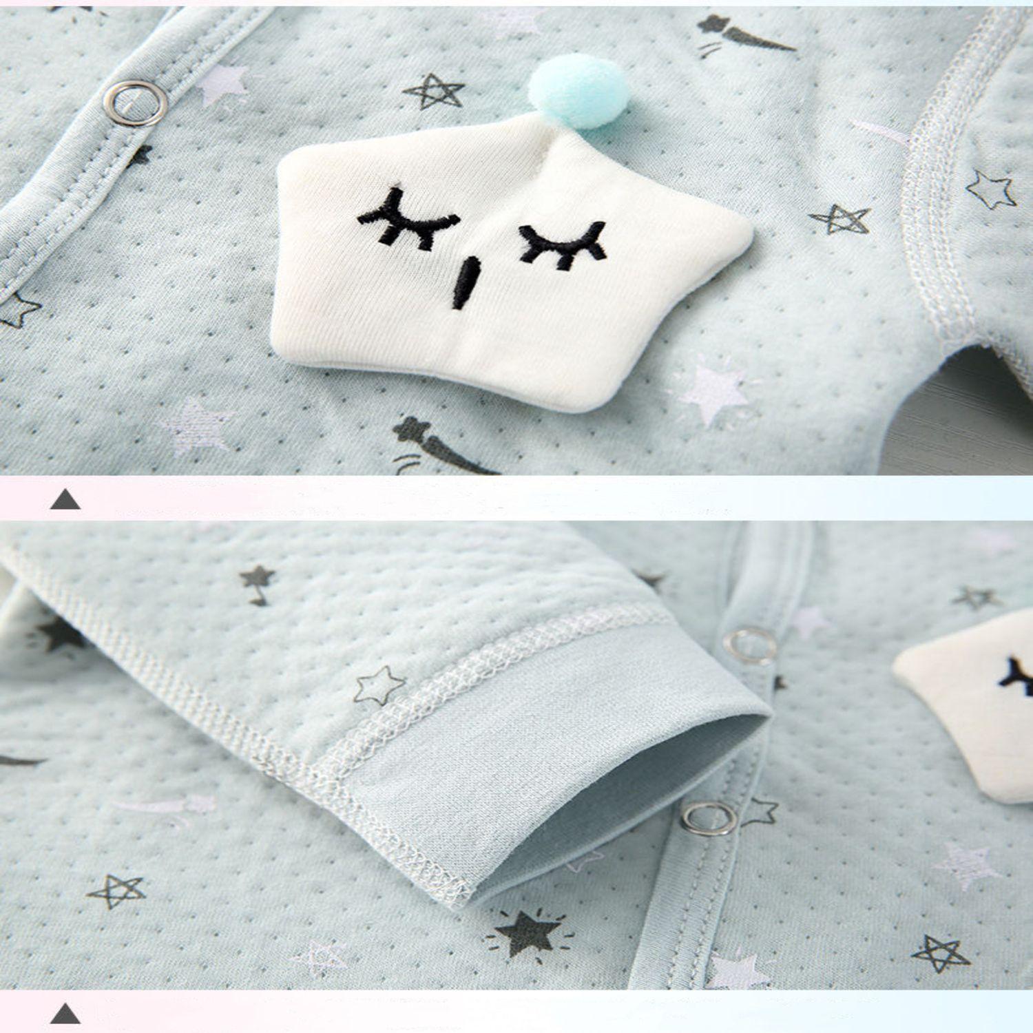 Pack Ajuar Bebé Ropa Algodón 24 Piezas Celeste Lubabycas-5