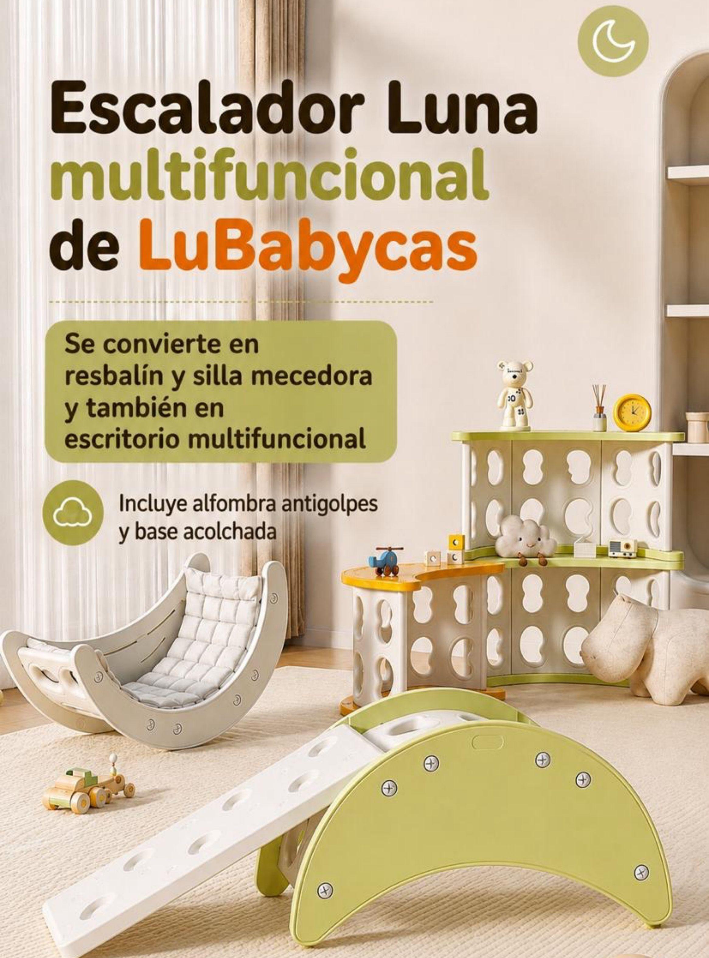Juguete Escalador Niños LuBabycas Y Alfombra Luna LuBabycas-2