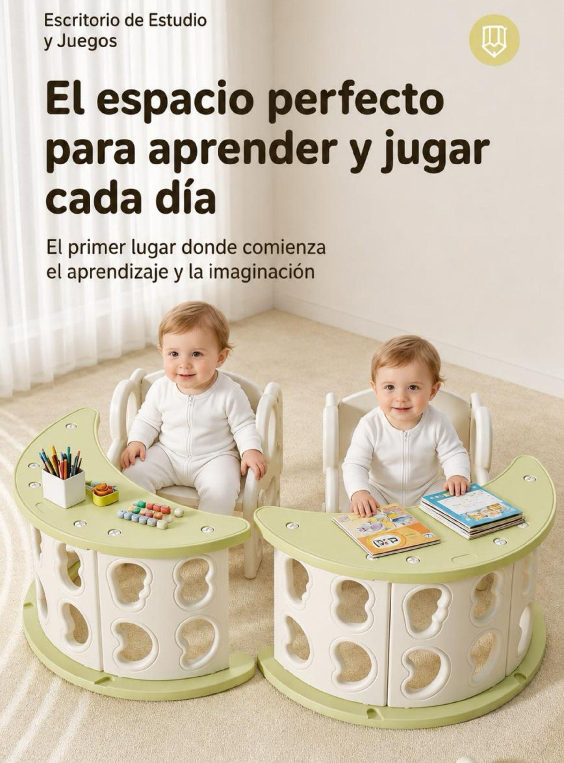 Juguete Escalador Niños LuBabycas Y Alfombra Luna LuBabycas-3
