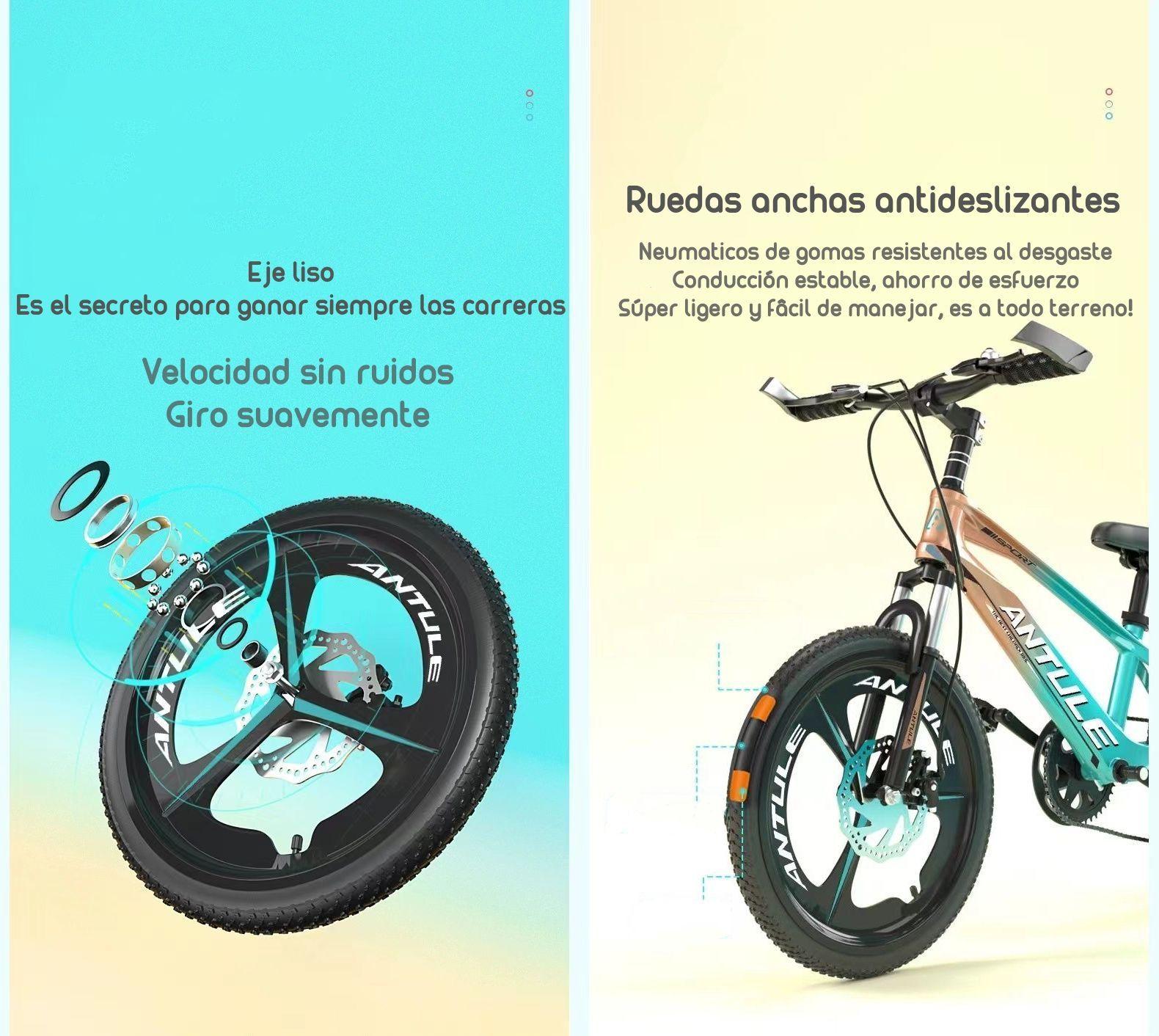 Bicicleta Infantil 5-9 Años Aro 18 Lubabycas Rosada-4