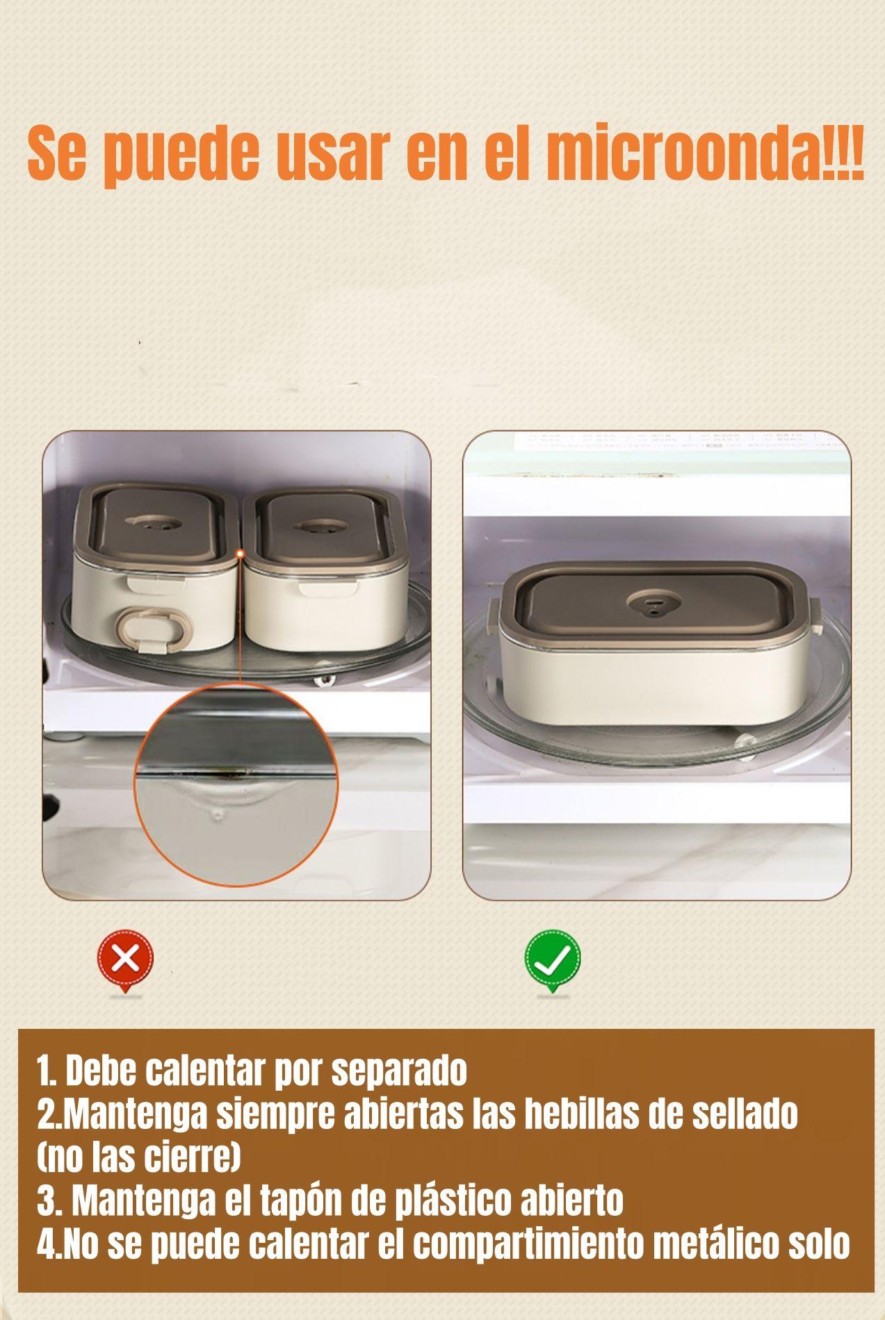 Lonchera Fiambrera Calentadora Más Bolso Térmico LuBabycas-5
