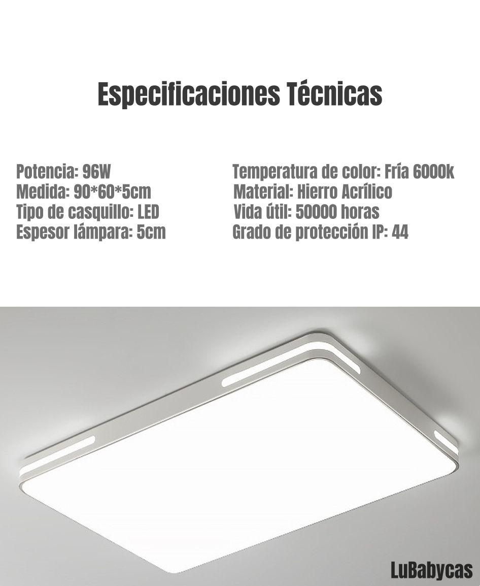 Lámpara de Techo Led 90x60CM 96W By LuBabycas-6