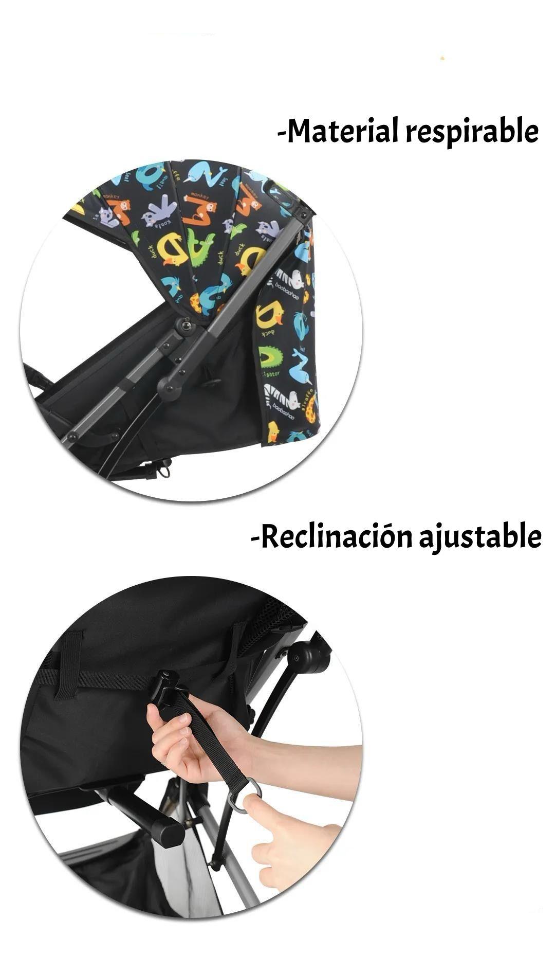 Coche De Paseo Tipo Maleta 0-3 años Milan Gris By LuBabycas-5