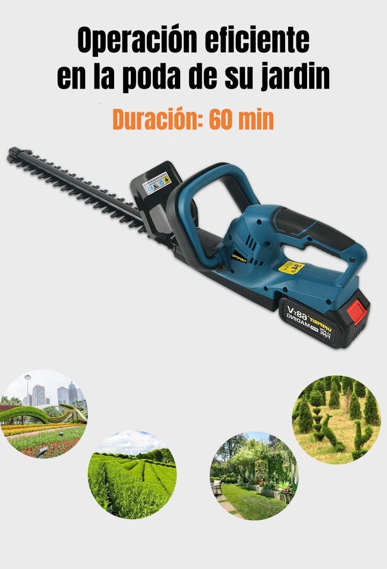 Cortasetos Eléctrico Inalámbrico 18" 800W Con 2 Baterías F03-2