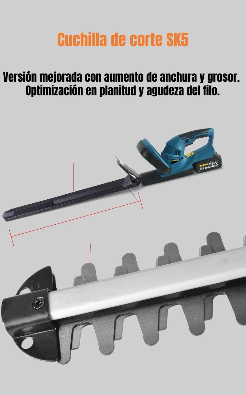 Cortasetos Eléctrico Inalámbrico 18" 800W Con 2 Baterías F03-4