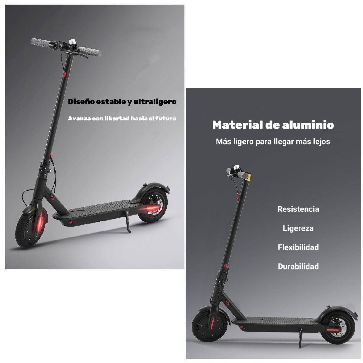 Scooter Adulto Eléctrico Con APP Plegable 30KM Negro Speed-2