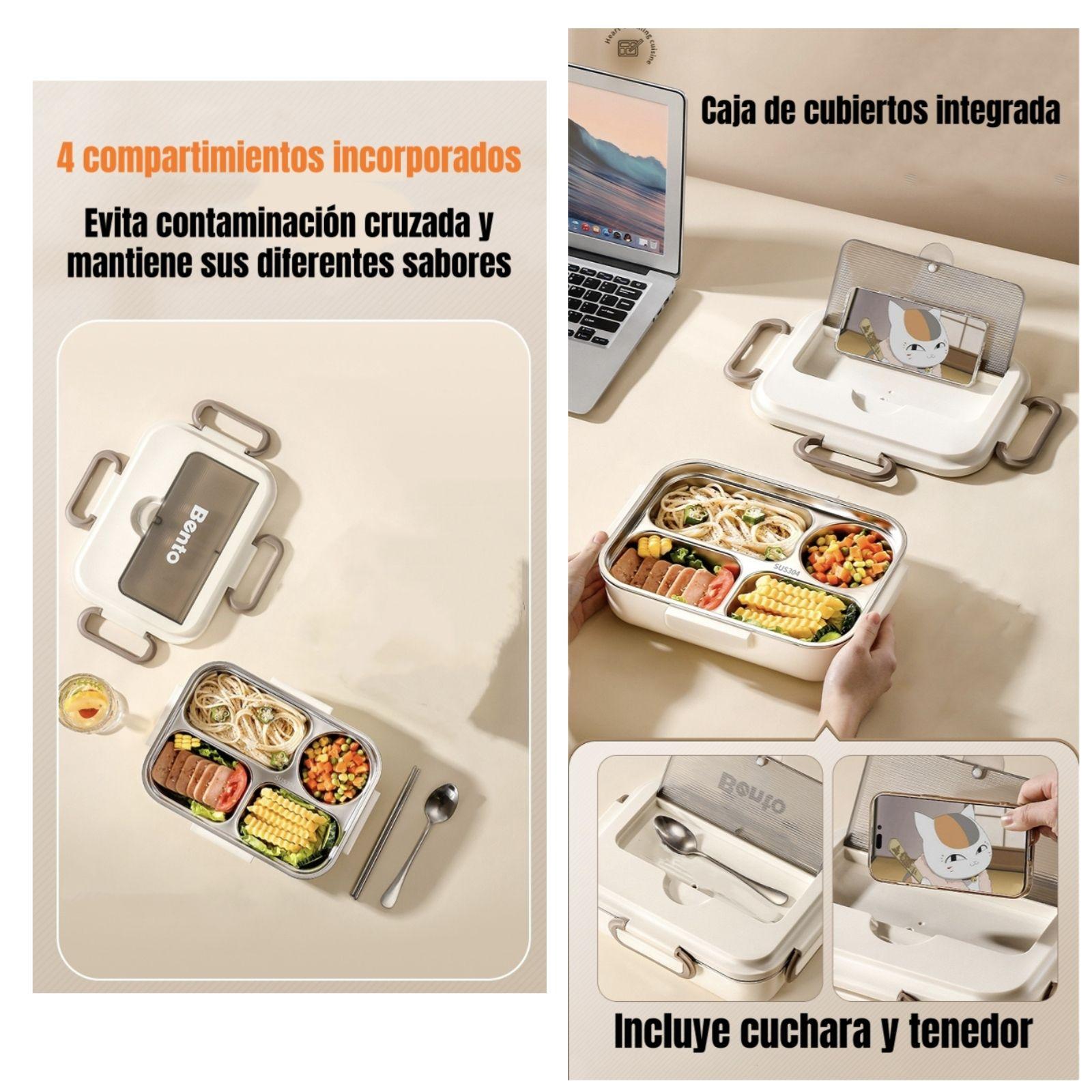 Lonchera Fiambrera Calentadora Con Bolso Térmico LuBabycas-6