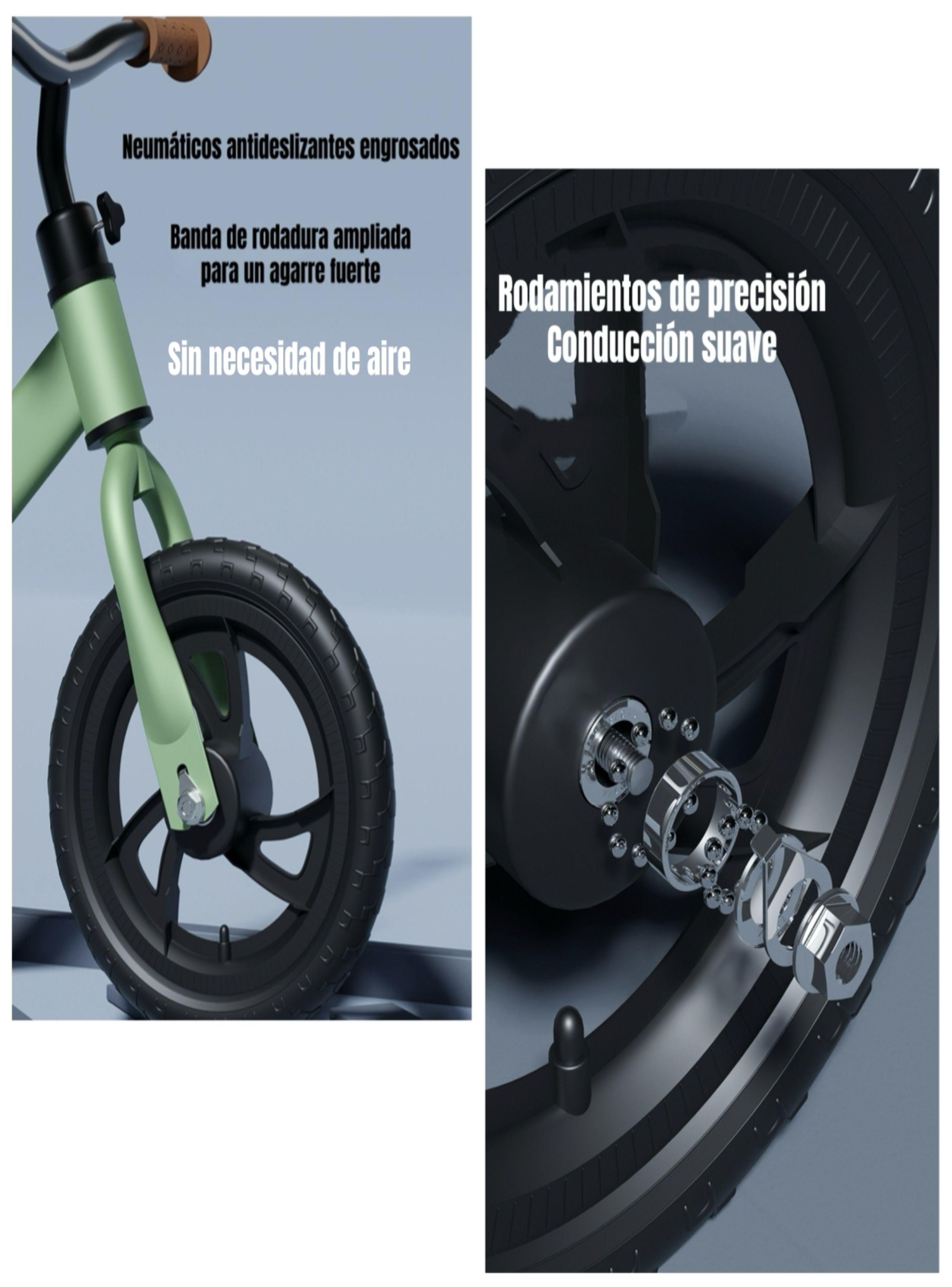 Bicicleta De Equilibrio 2-6 Años Aro 12 Acent LuBabycas-3