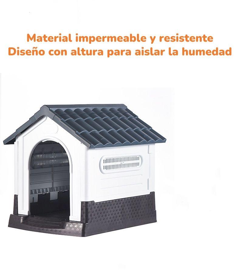 Casa De Perro Exterior Extra Grande 105cm Azul 452 LuBabycas-3