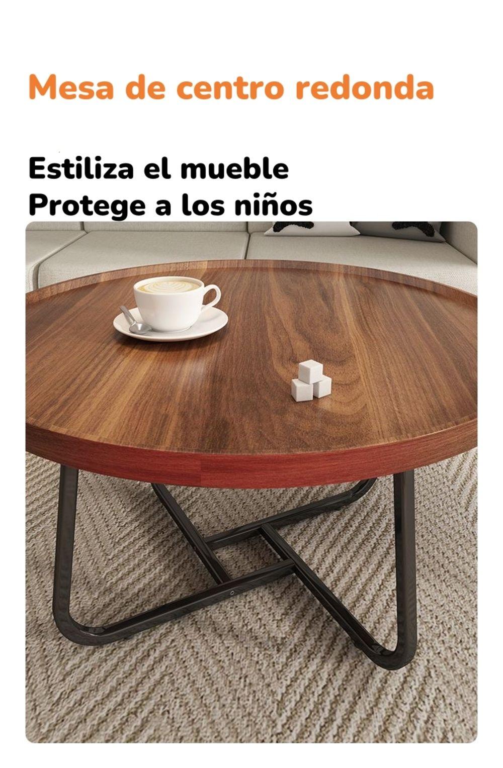 Mesa De Centro Redonda 70cm By LuBabycas-4