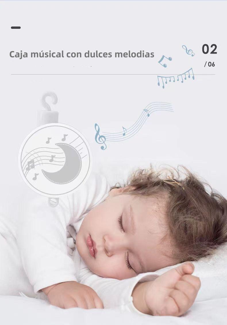 Móvil Musical 360° Con Caja Lubabycas Osito-3