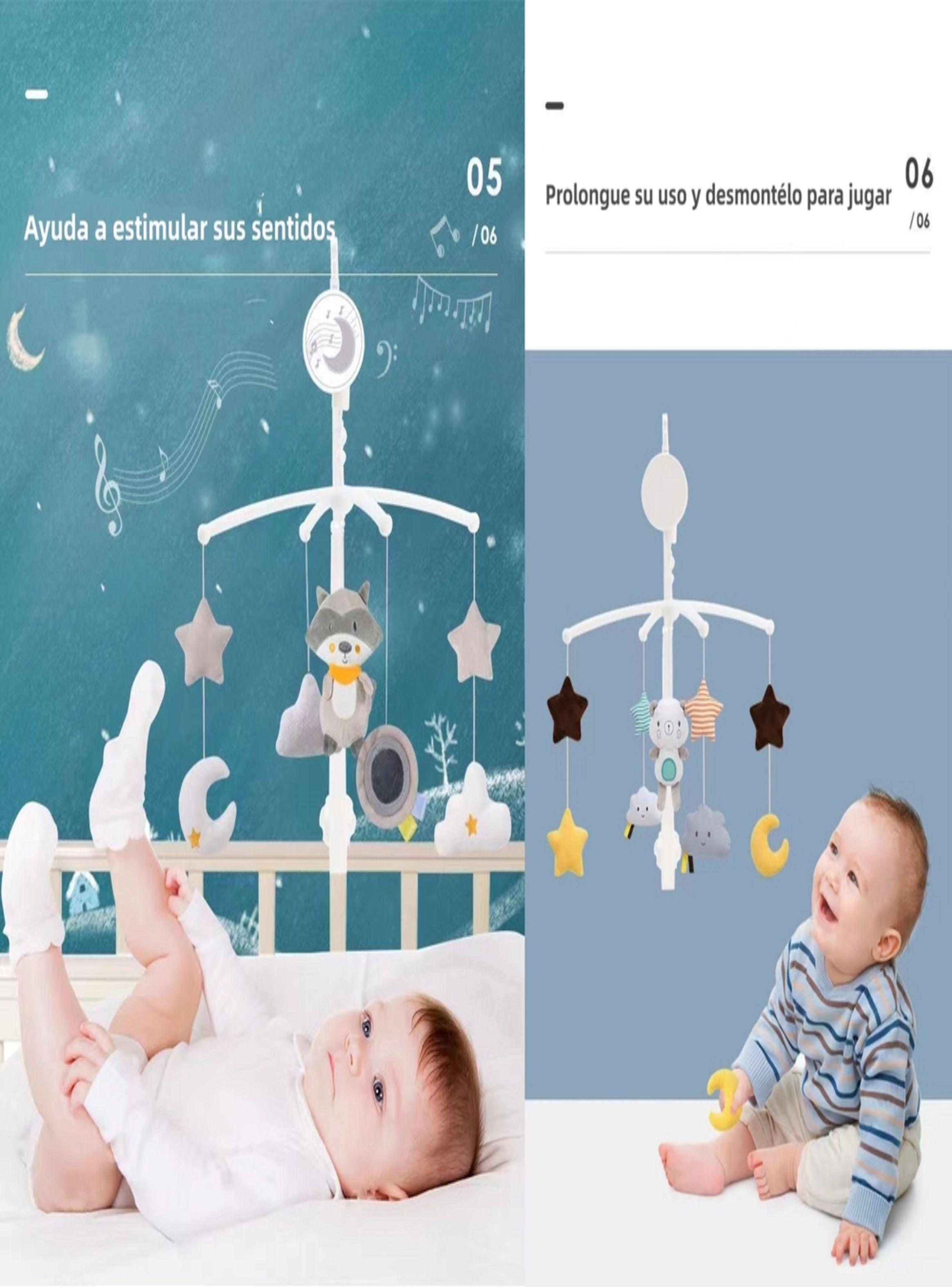 Móvil Musical 360° Con Caja Lubabycas Osito-7