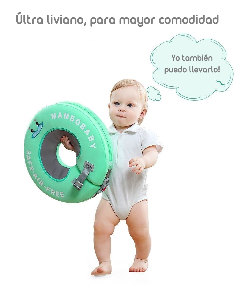Flotador De Cuello Para Bebé Verde By Lubabycas-4