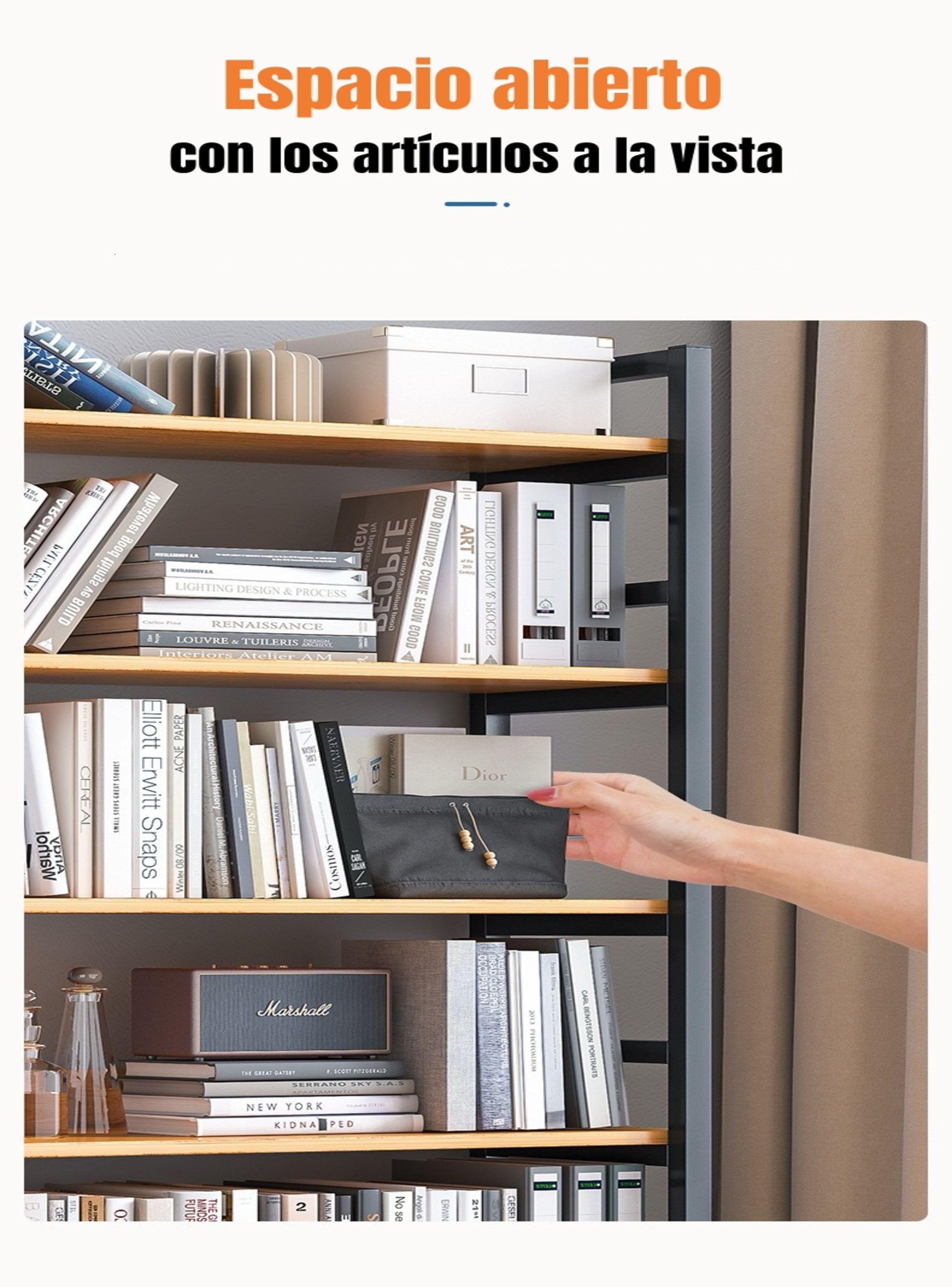 Estantes Librero Repisas De 6 Niveles 174cm Anton-5