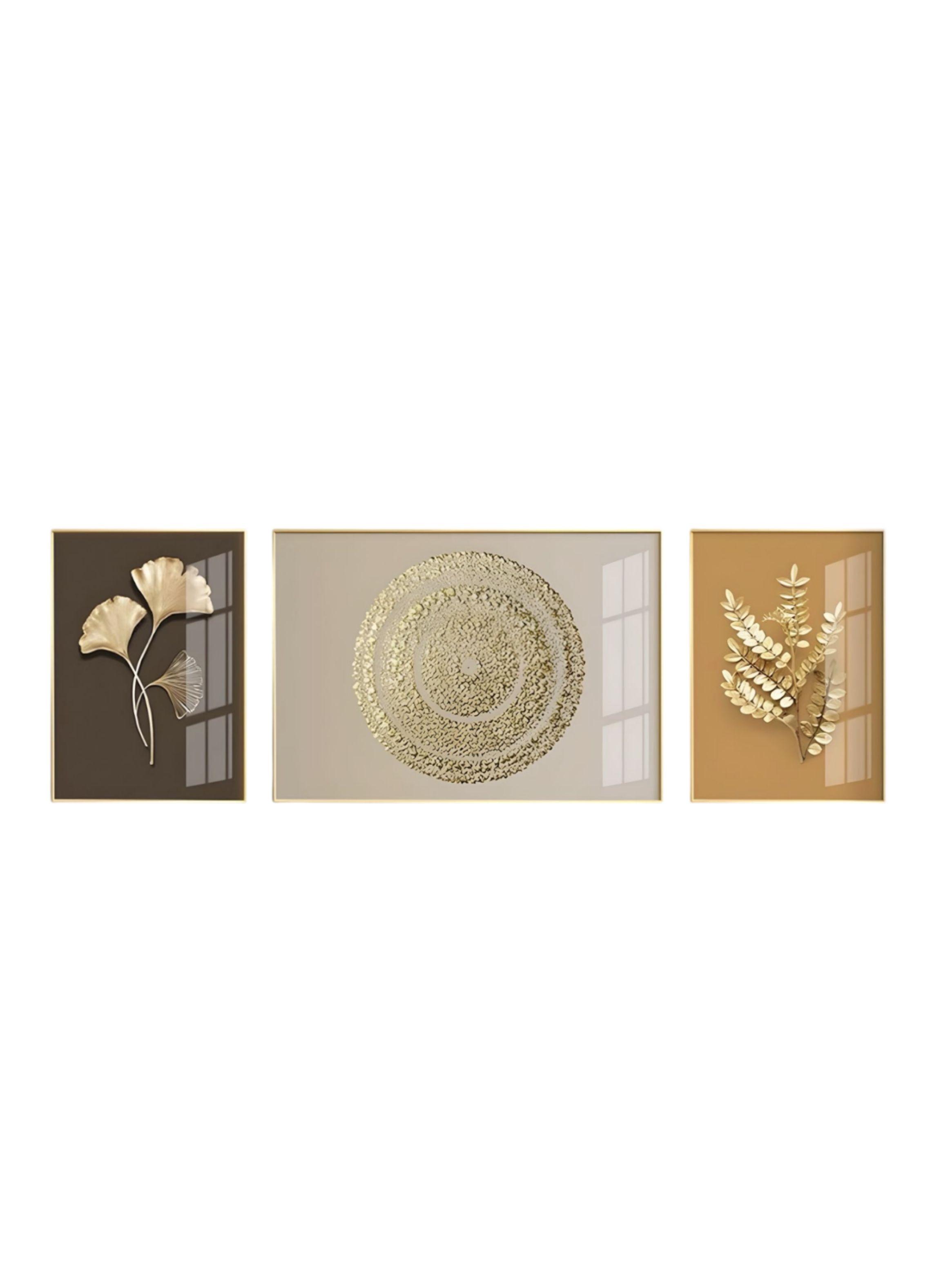 Set 3 Cuadros Decorativos Marcos Aluminio By LuBabycas-0