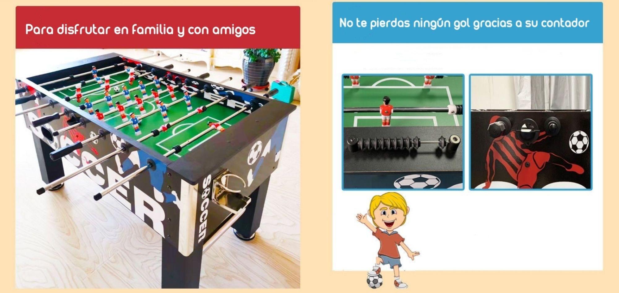 Taca Taca De Fútbol Madera 140*76cm Premium By Lubabycas-5
